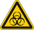 Warnschild Warnung vor Biogefährdung