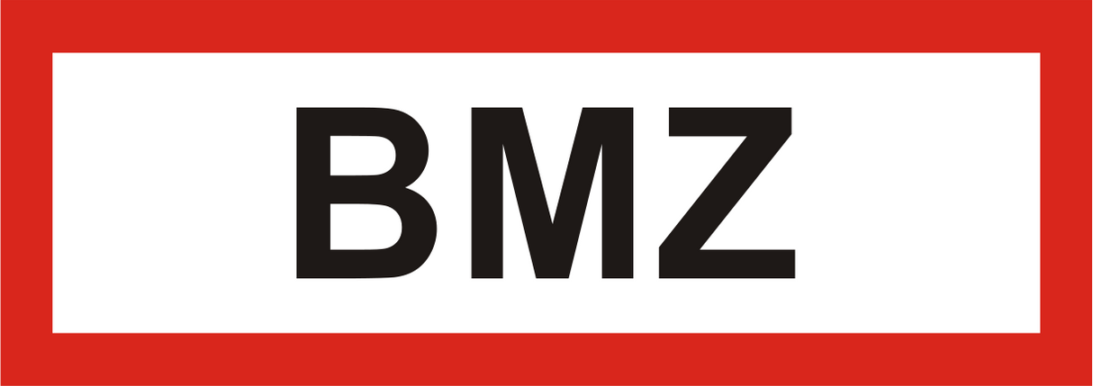 Brandschutzschild "BMZ"