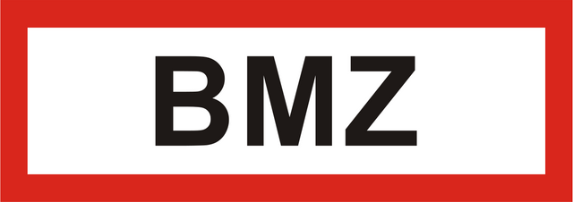 Brandschutzschild "BMZ"