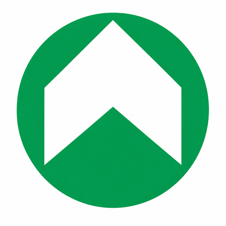 Bodenmarkierung mit Aufdruck Pfeil