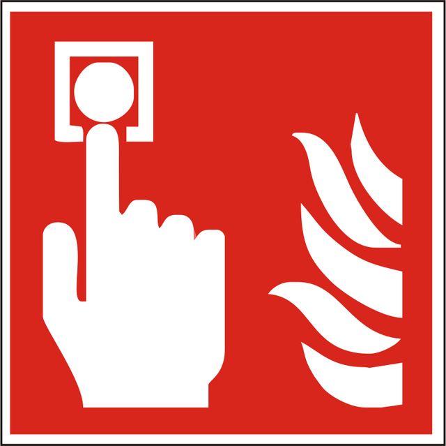 Brandschutzschild Brandmelder – ISO 7010