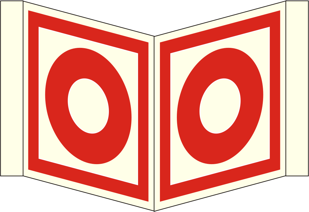 Nasenschild Brandmelder