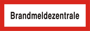 Brandschutzschild "Brandmeldezentrale"