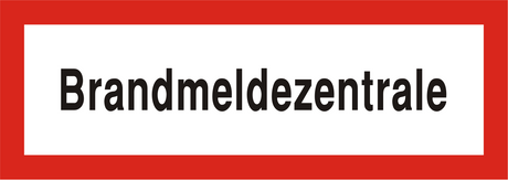 Brandschutzschild "Brandmeldezentrale"