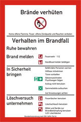Brandschutzordnung (Teil A) – ISO 7010