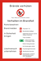 Brandschutz Aushänge