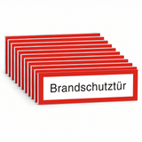Brandschutzschild "Brandschutztür" – Mehrfachpack