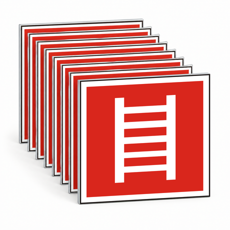 Brandschutzschild Feuerleiter – Mehrfachpack