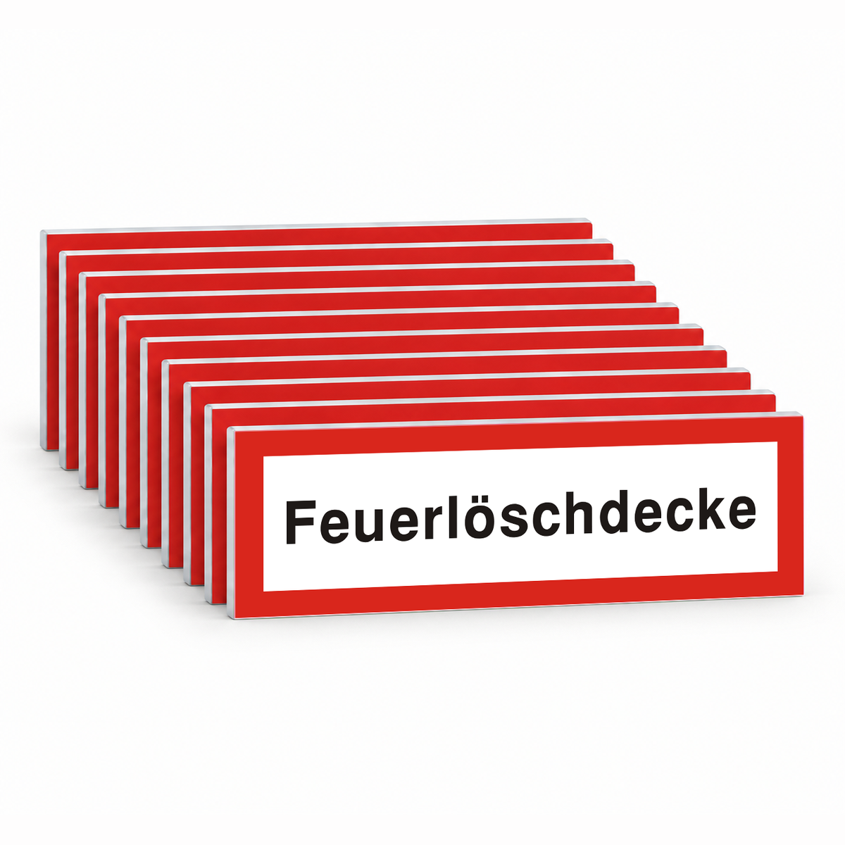Brandschutzschild "Feuerlöschdecke" – Mehrfachpack