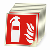 Brandschutzschild Feuerlöscher – Langnachleuchtende Folie Ultra (Set)