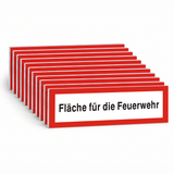 Brandschutzschild – Mehrfachpack