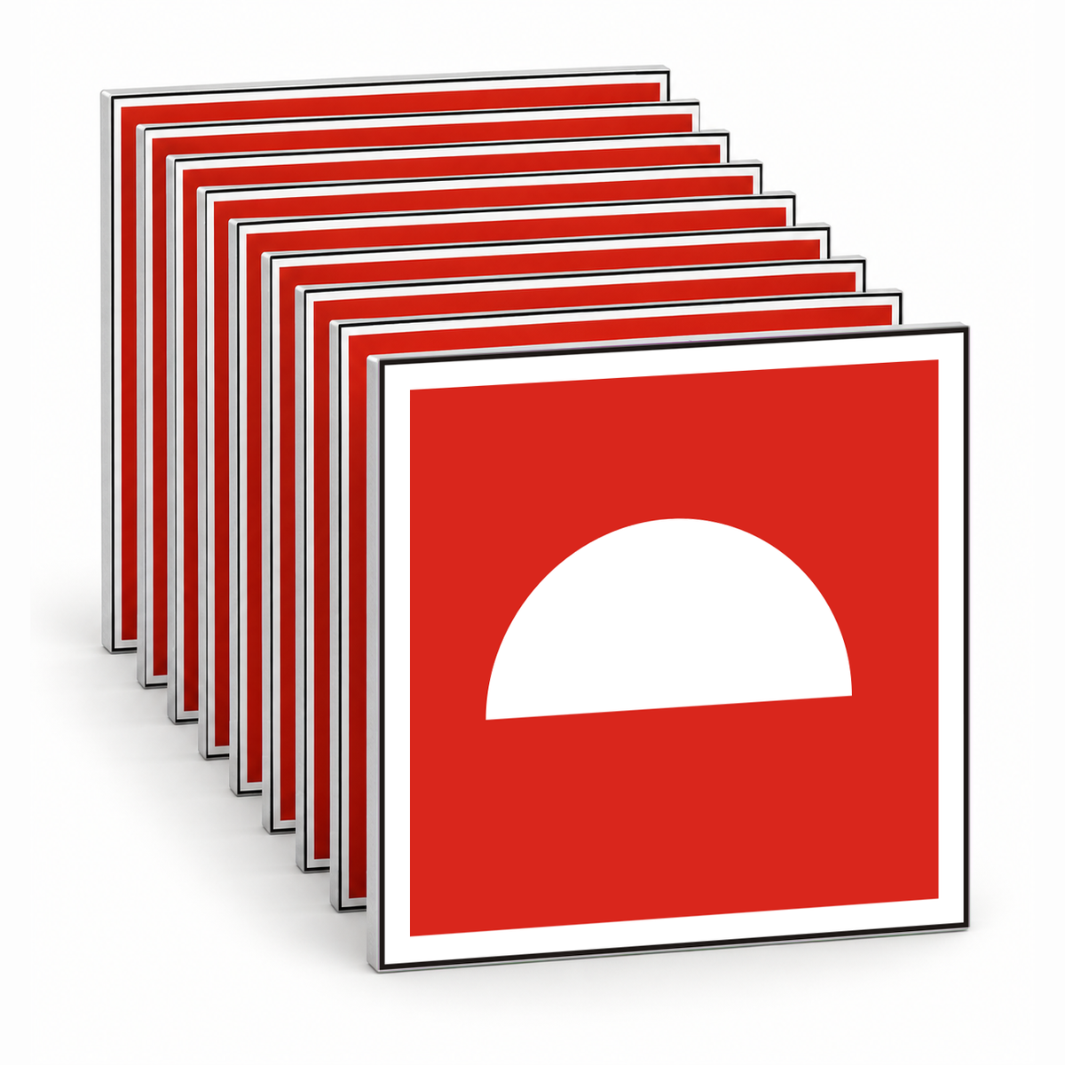 Brandschutzschild Mittel und Geräte zur Brandbekämpfung – Mehrfachpack