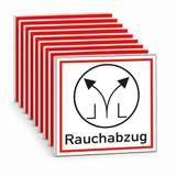 Brandschutzschild Rauchabzug – Mehrfachpack
