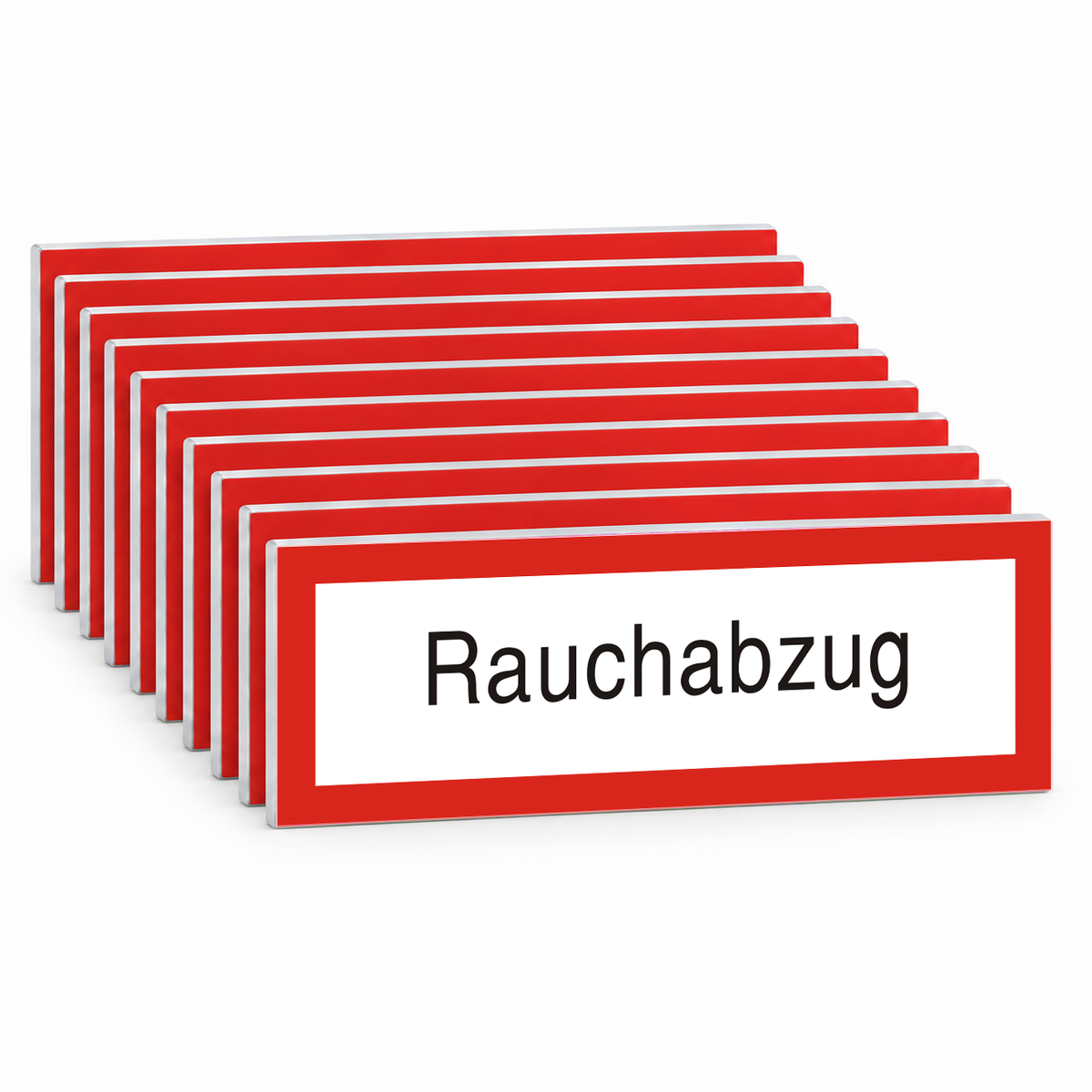 Brandschutzschild "Rauchabzug" – Mehrfachpack