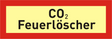 Brandschutzschild "CO 2 – Feuerlöscher"