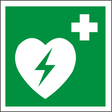 Rettungsschild Defibrillator E 010 – ISO 7010