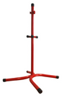 Designständer für zwei Feuerlöscher rot