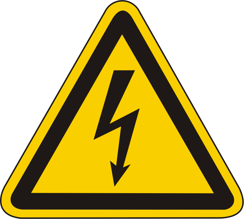 Warnschild Warnung vor gefährlicher elektrischer Spannung