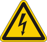 Warnschild Warnung vor gefährlicher elektrischer Spannung