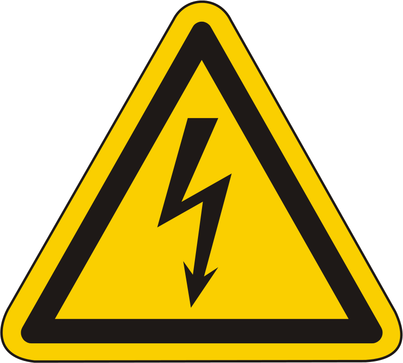Warnschild Warnung vor gefährlicher elektrischer Spannung – ISO 7010