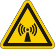 Warnschild Warnung vor nichtionisierender/ elektromagnetischer Strahlung – ISO 7010
