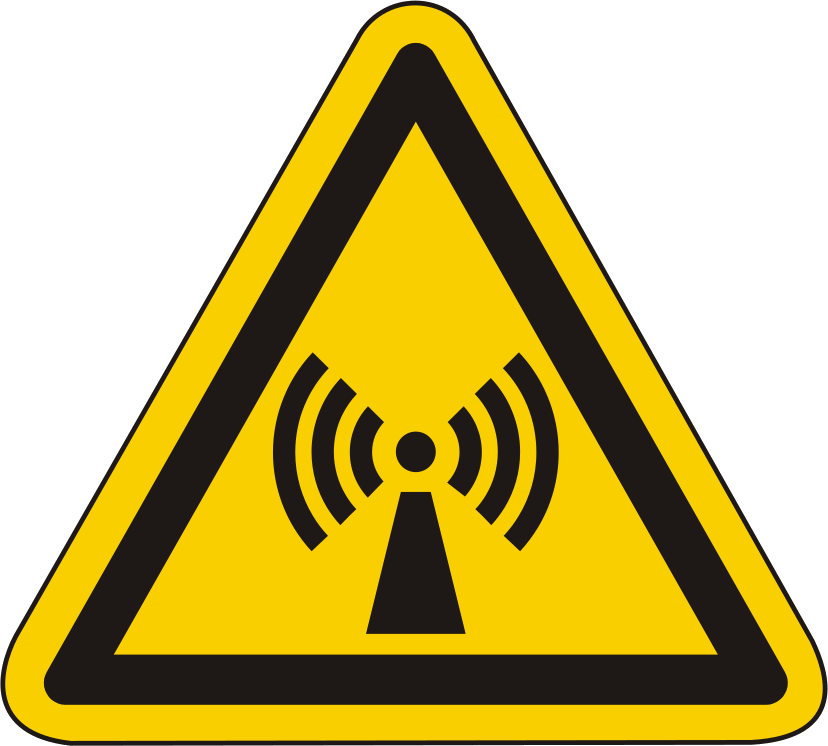 Warnschild Warnung vor nichtionisierender/ elektromagnetischer Strahlung – ISO 7010