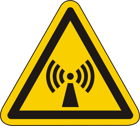 Warnschild Warnung vor nichtionisierender/ elektromagnetischer Strahlung – ISO 7010