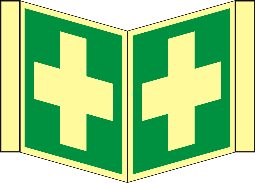 Nasenschild Erste Hilfe E 003 – ISO 7010