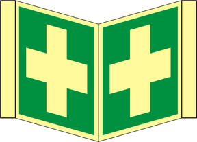 Nasenschild Erste Hilfe E 003 – ISO 7010