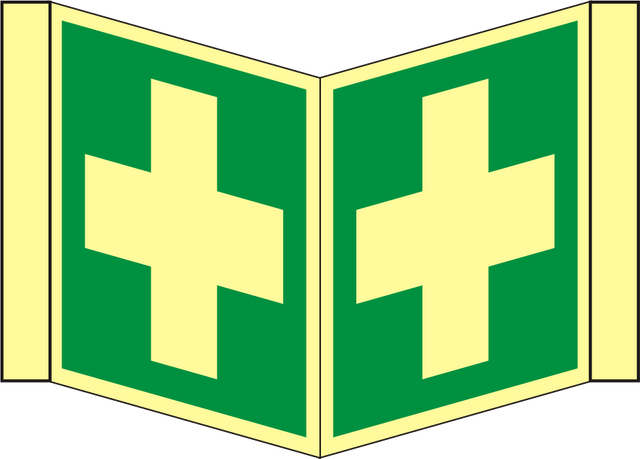 Nasenschild Erste Hilfe E 003 – ISO 7010