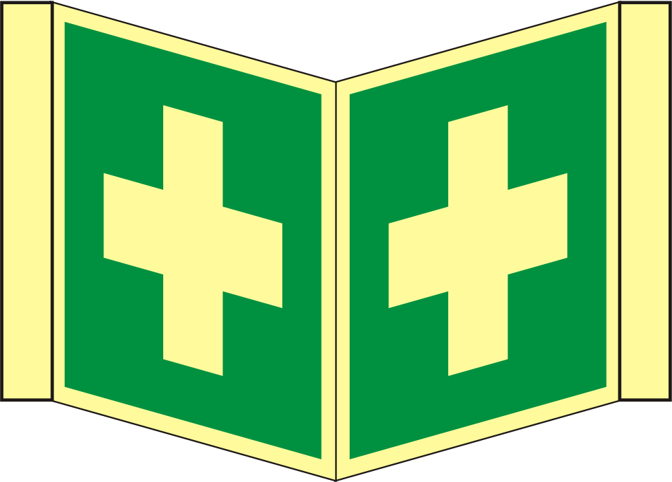 Nasenschild Erste Hilfe