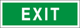 Rettungsschild "Exit"