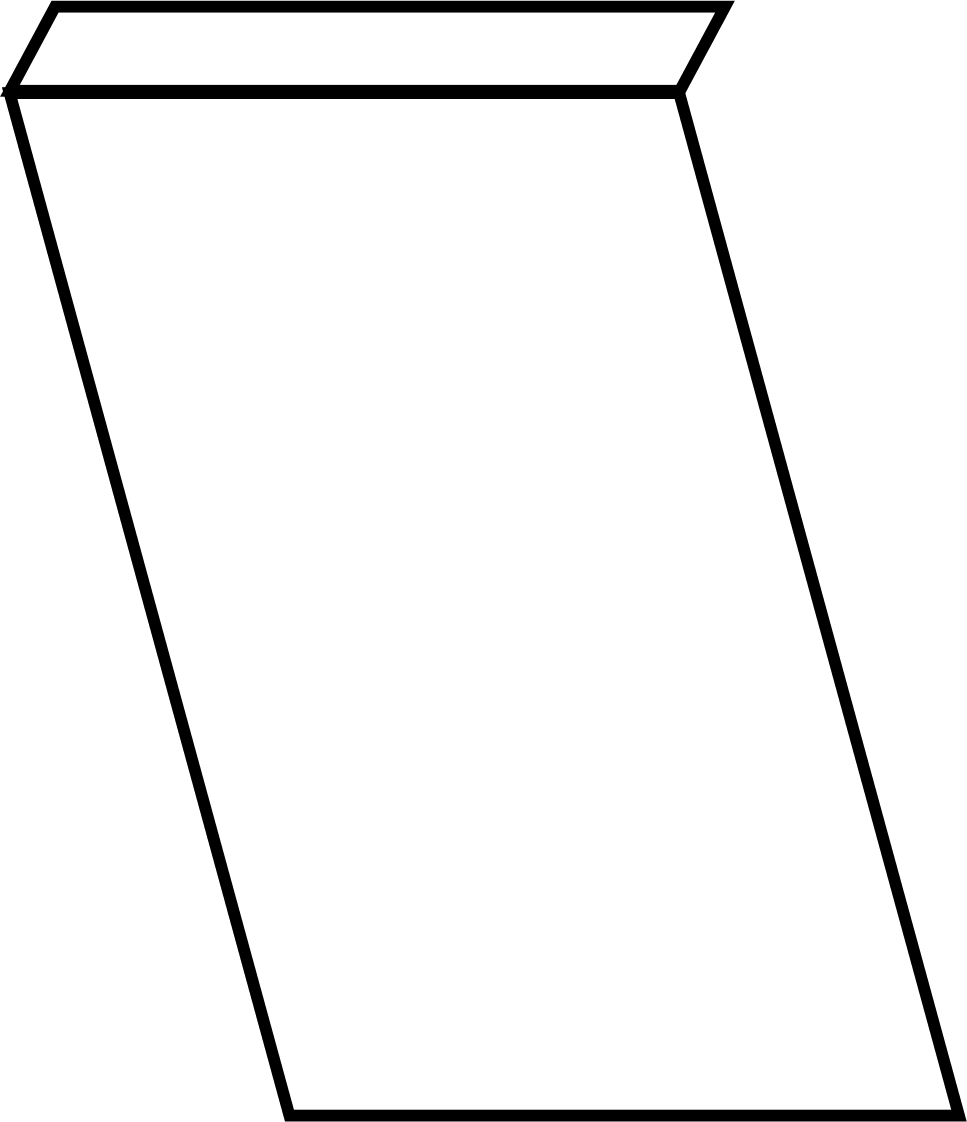 Fahnenschild neutral für Deckenmontage – 5896014