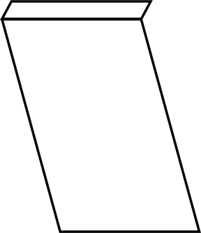 Fahnenschild neutral für Deckenmontage – 5896014