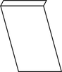 Fahnenschild neutral für Deckenmontage – 5896014