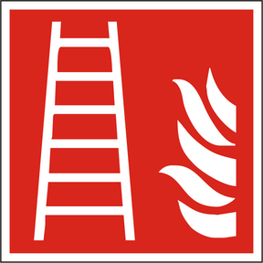 Brandschutzschild Feuerleiter – ISO 7010