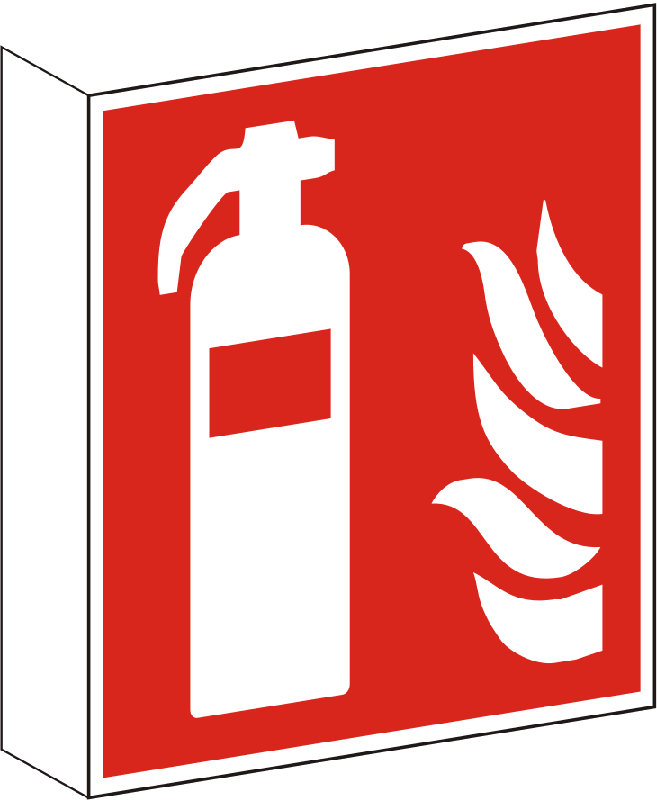 Fahnenschild Feuerlöscher – ISO 7010