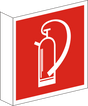 Fahnenschild Feuerlöscher