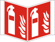 Nasenschild Feuerlöscher – ISO 7010