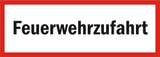 Schild Feuerwehrzufahrt