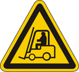 Warnschild Warnung vor Flurförderfahrzeugen