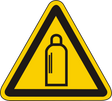 Warnschild Warnung vor Gasflaschen