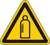 Warnschild Warnung vor Gasflaschen