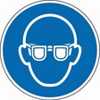 Gebotsschild Augenschutz benutzen – ISO 7010