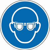 Gebotsschild Augenschutz benutzen – ISO 7010