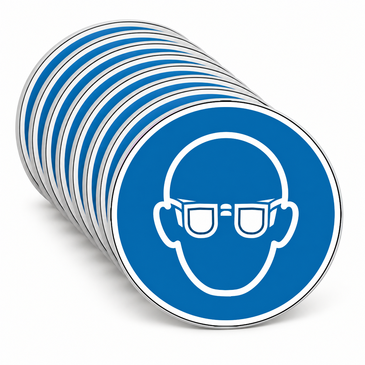 Gebotsschild Augenschutz benutzen – ISO 7010 – Mehrfachpack