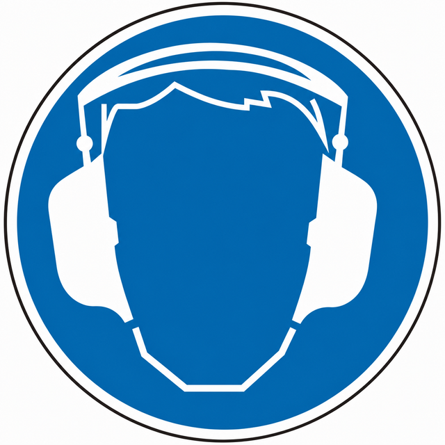 Gebotszeichen Symbol BGV A8/ M 03 Gehörschutz benutzen
