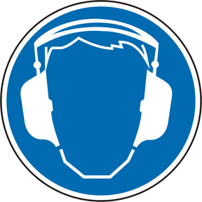 Gebotszeichen Symbol BGV A8/ M 03 Gehörschutz benutzen
