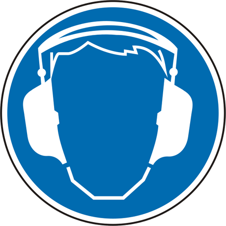 Gebotszeichen Symbol BGV A8/ M 03 Gehörschutz benutzen