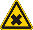 Warnschild Warnung vor gesundheitschädlichen oder reizenden Stoffen